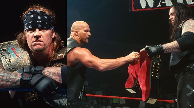 WWE में The Undertaker ने कब-कब और किन Superstars के साथ मिलकर टैग टीम चैंपियनशिप पर कब्जा किया है?