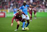 Victor Osimhen (right) could cost a fortune this summer.