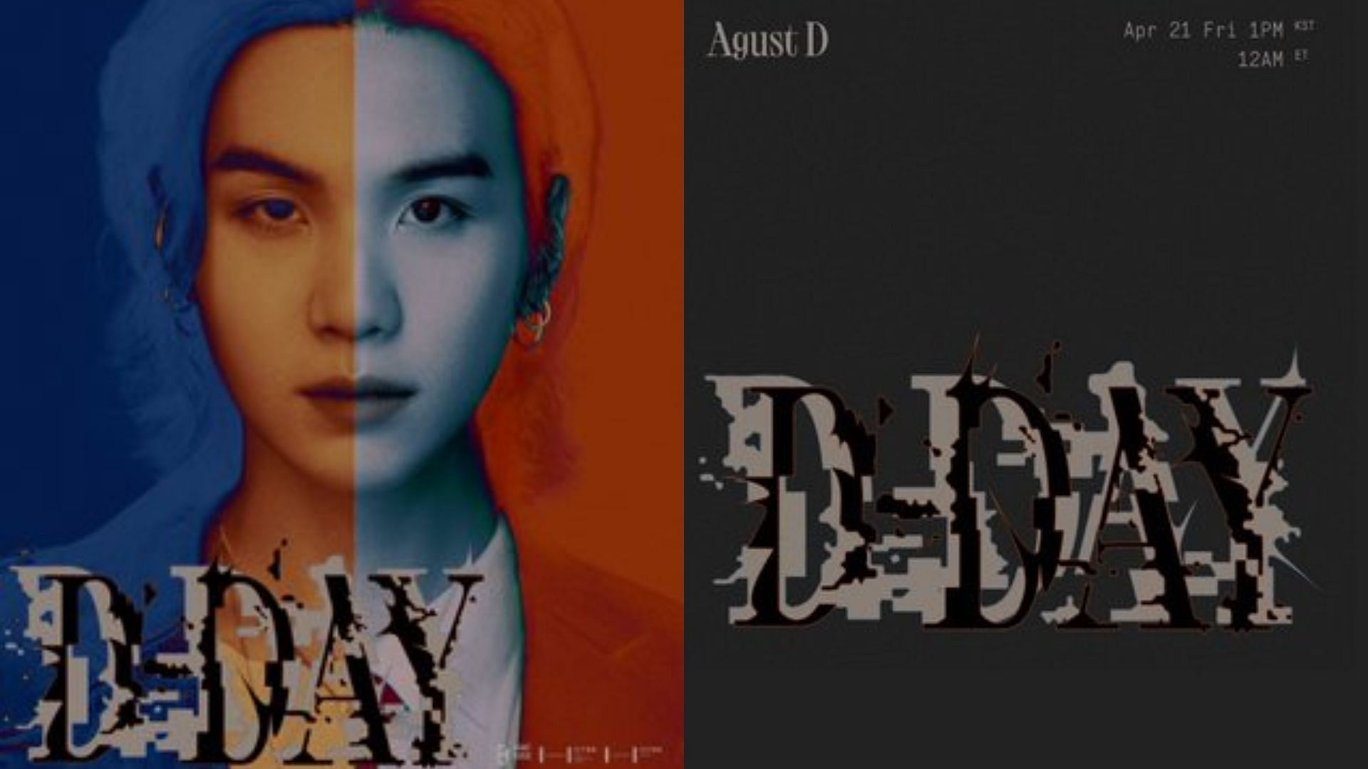 BTS SUGA Agust D D-DAY 1st Solo Album