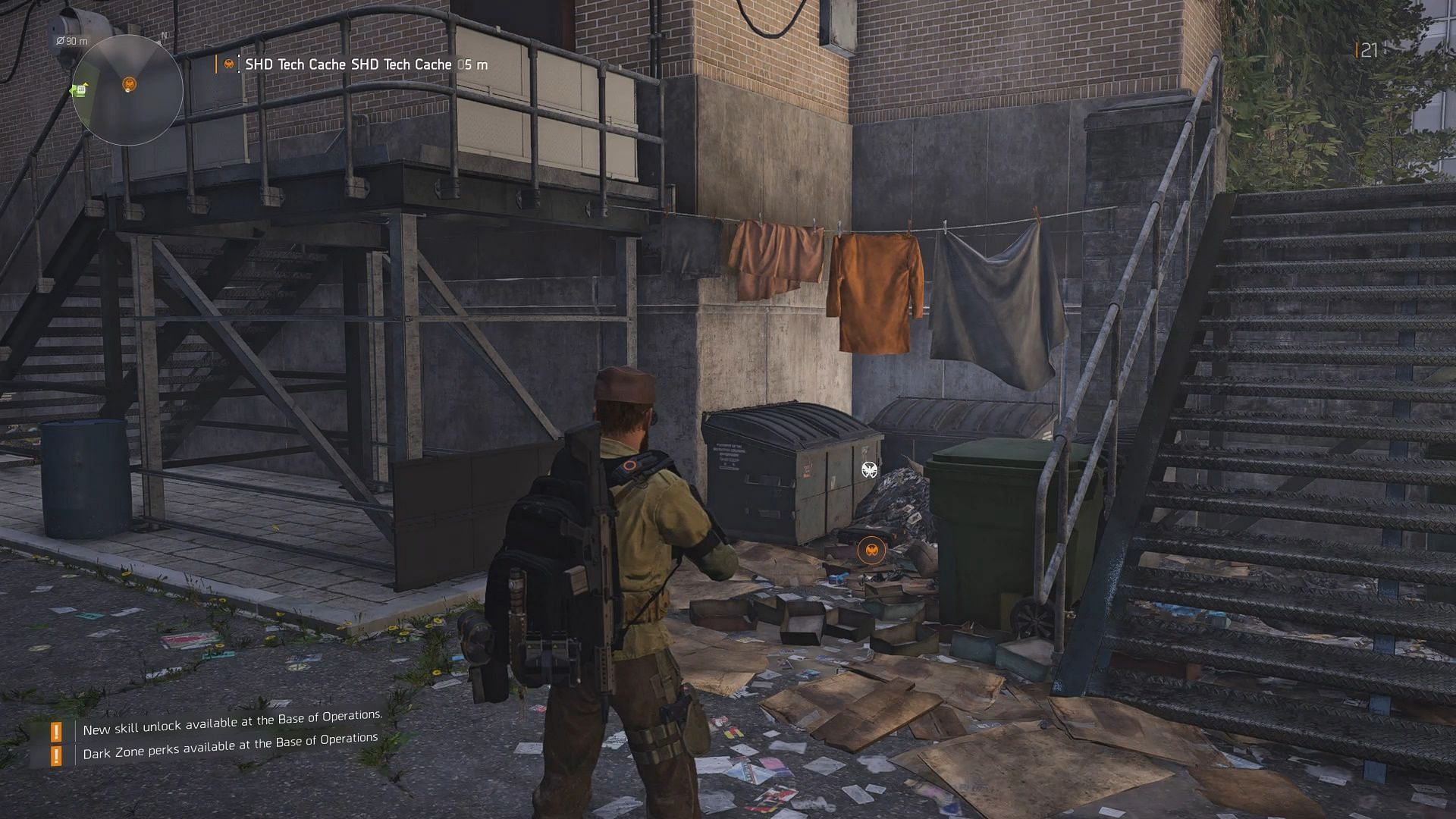 The first SHD cache in The Division 2 (Image via Ubisoft)