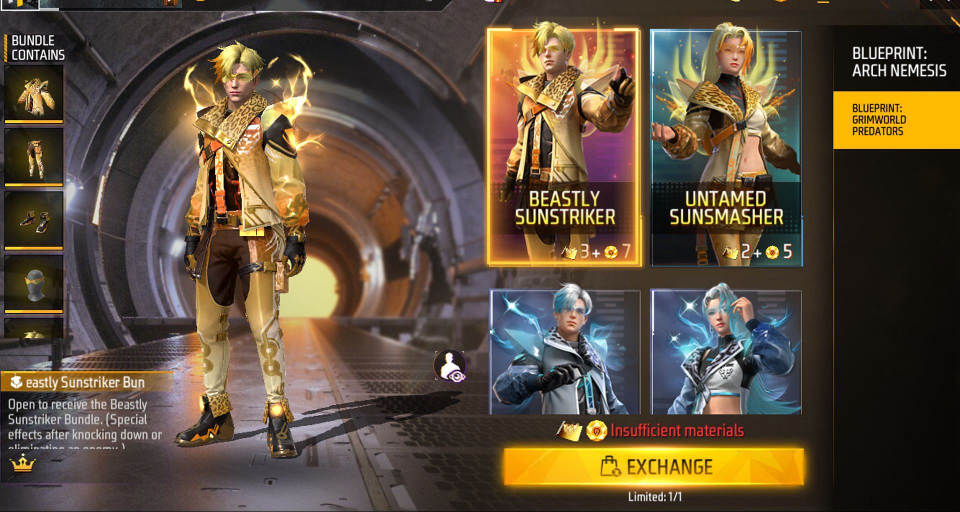 After you have gathered the tokens, you can proceed to claim the costume (Image via Garena)