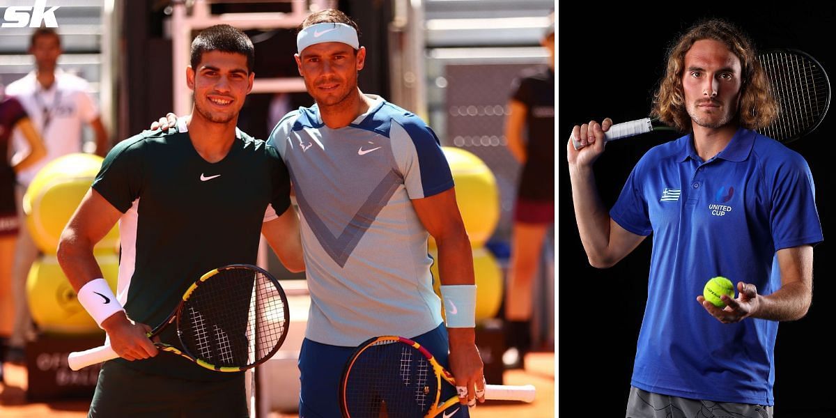 Stefanos Tsitsipas finds similarities between Rafael Nadal and Carlos Alcaraz
