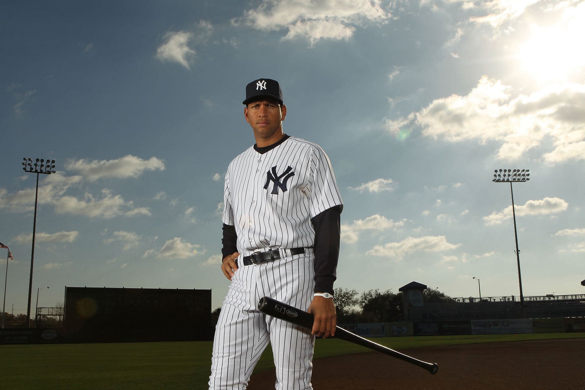 Alex Rodriguez #13 of the New York Yankees poses for a photo during Spring Training Media Photo Day at George M. Steinbrenner Field on February 25, 2010, in Tampa, Florida. (Photo by Nick Laham/Getty Images)