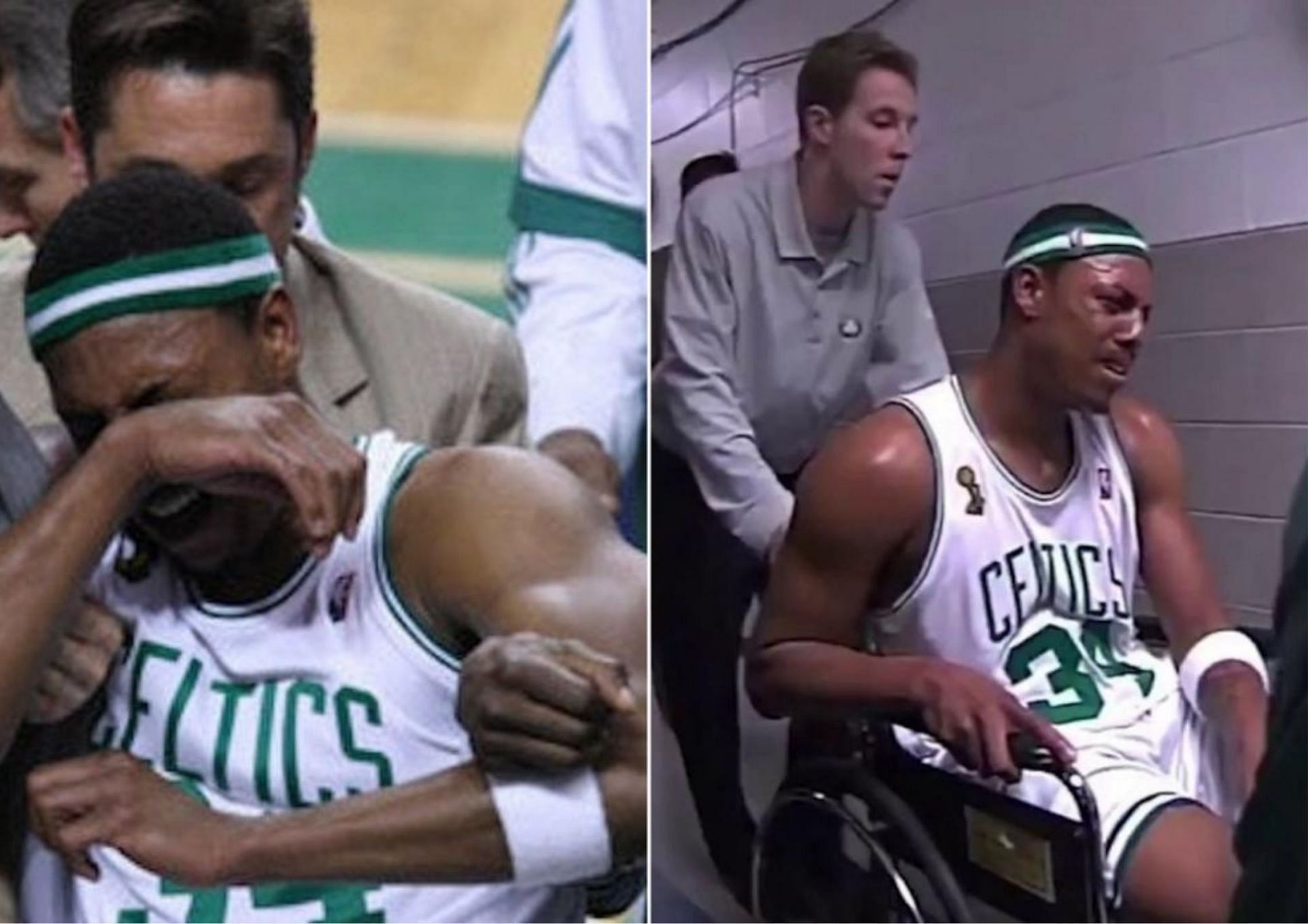 Paul Pierce debunked wild rumors about the &quot;Wheelchair Game&quot; in the 2008 NBA Finals against the LA  Lakers. 