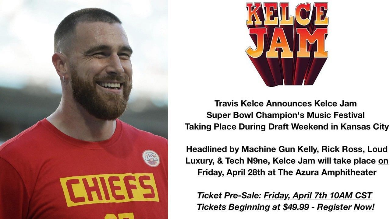 Kansas City Chiefs tight end Travis Kelce is going to be hosting a music festival during the NFL Draft festivities. 