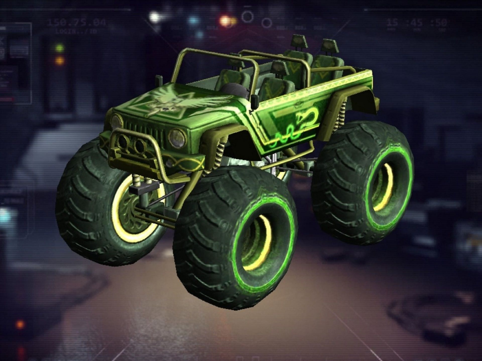 The Monster Truck skin is the main reward of the Booyah Challenge event (Image via Garena)