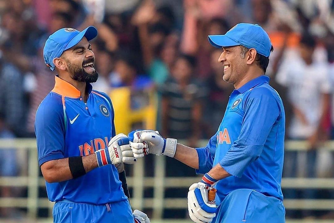 [WATCH] MS Dhoni And Virat Kohli Share A Light-hearted Moment After ...