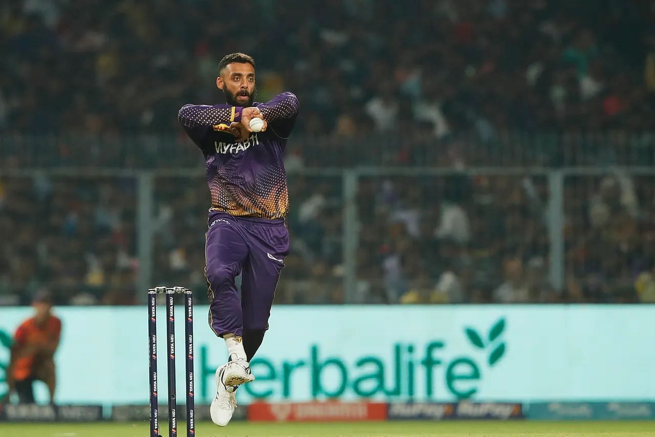 Varun Chakravarthy of KKR. Courtesy: IPL