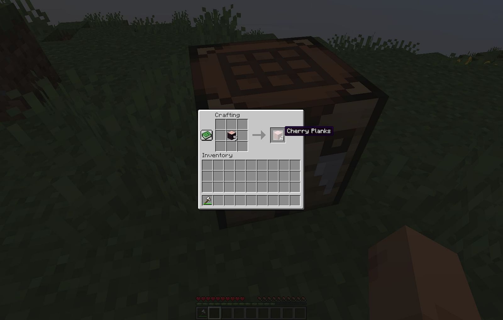 How to make cherry boat in Minecraft 1.20 Trails and Tales update