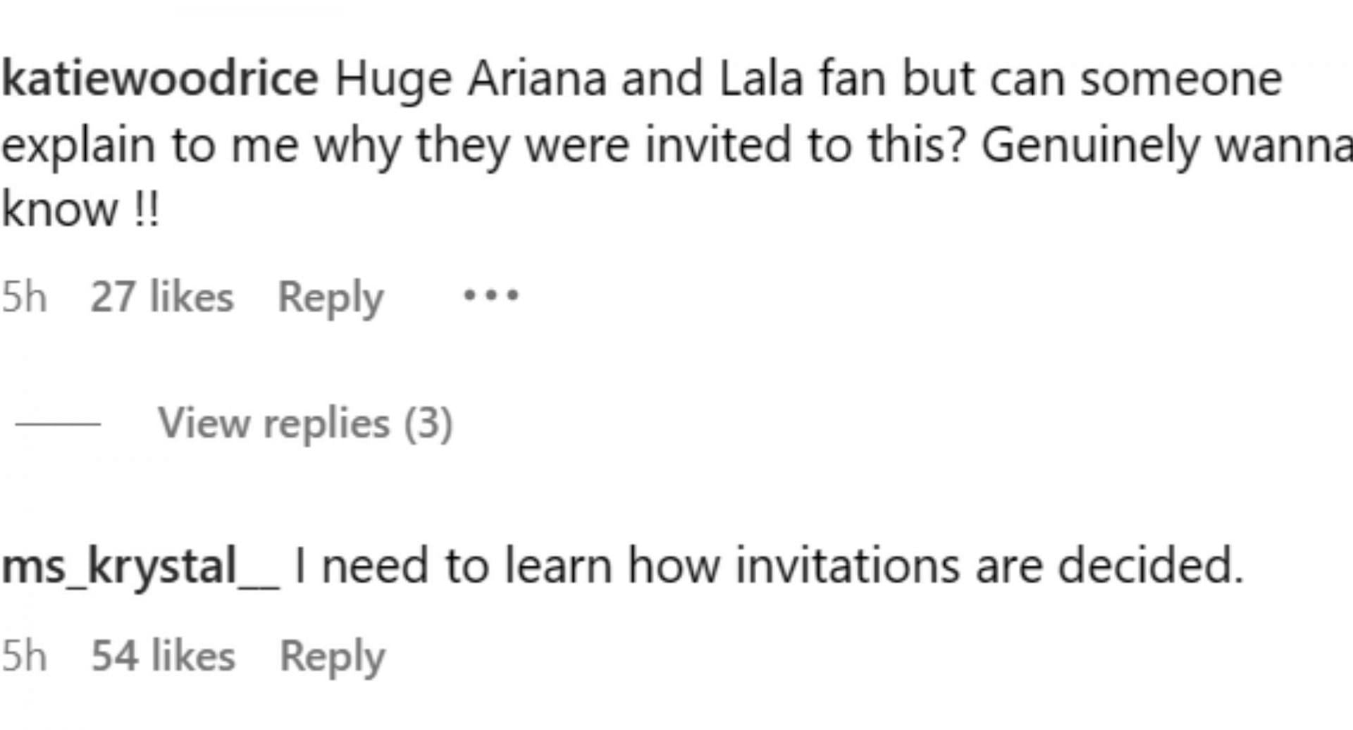 Fans don&#039;t understand Vanderpump Rules stars Ariana and Lala&#039;s invitation to WHCD (Image via Twitter)