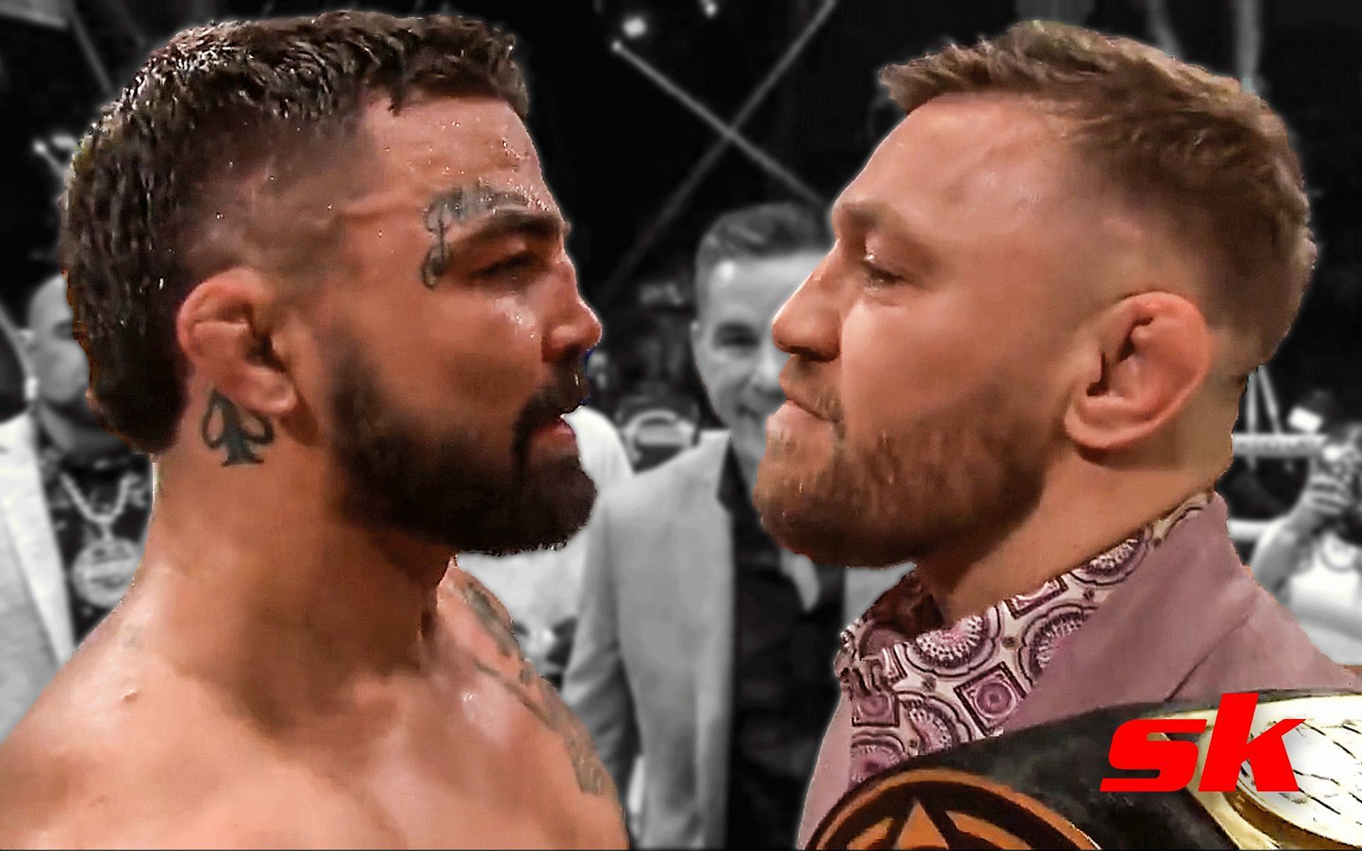 Conor McGregor and Mike Perry (Image Credits:@FiteTV on Twitter)