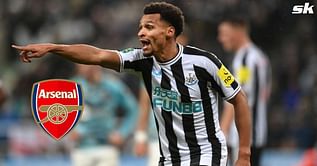 “He had no right to put the ball where he did” – Newcastle winger Jacob Murphy names toughest player he faced against Arsenal