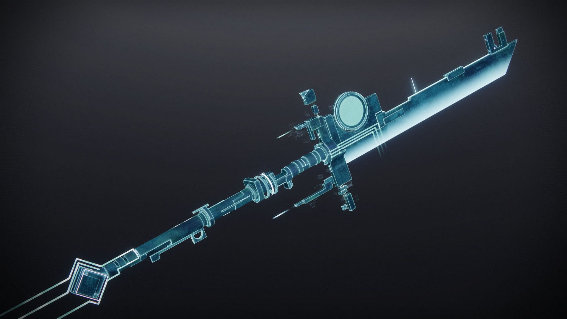The Vexcalibur Exotic Glaive in Destiny 2 (Image via Bungie)