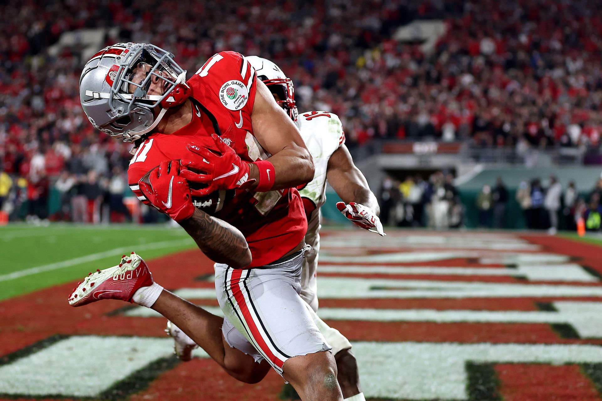 Jaxon Smith-Njigba Rose Bowl Game presented by Capital One Venture X - Ohio State v Utah