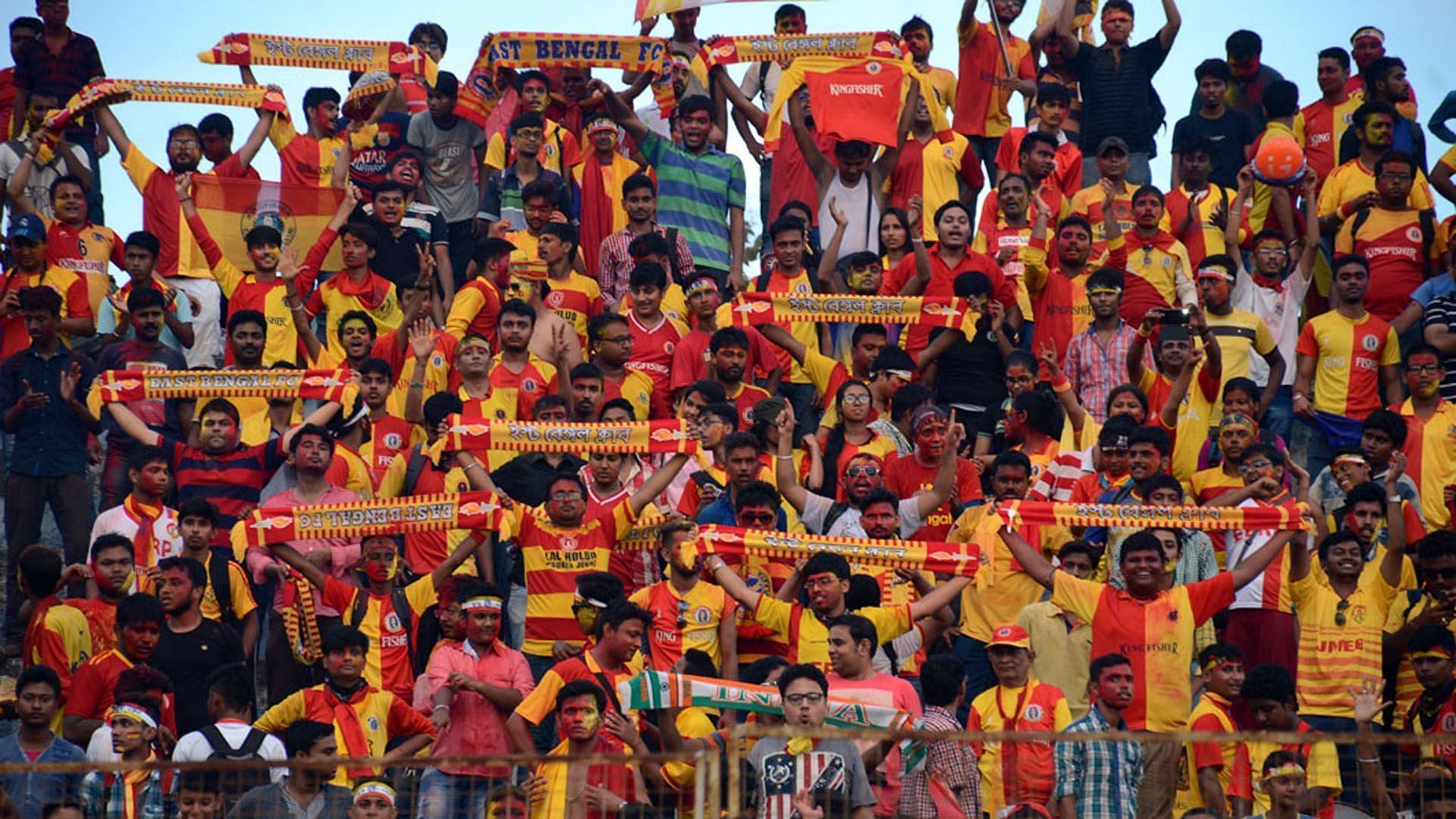 East Bengal FC fans hoping their team better its performance from the ISL (Image: Media)