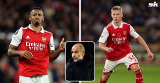 "We don’t have any complaints" - Pep Guardiola admits Manchester City are 'happy' despite selling Gabriel Jesus and Oleksandr Zinchenko to Arsenal