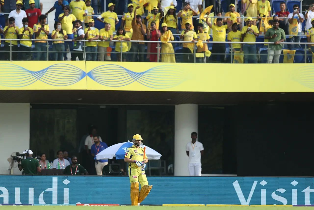 MS Dhoni scored 13 runs off 4 balls today (Image Courtesy: IPLT20.com)