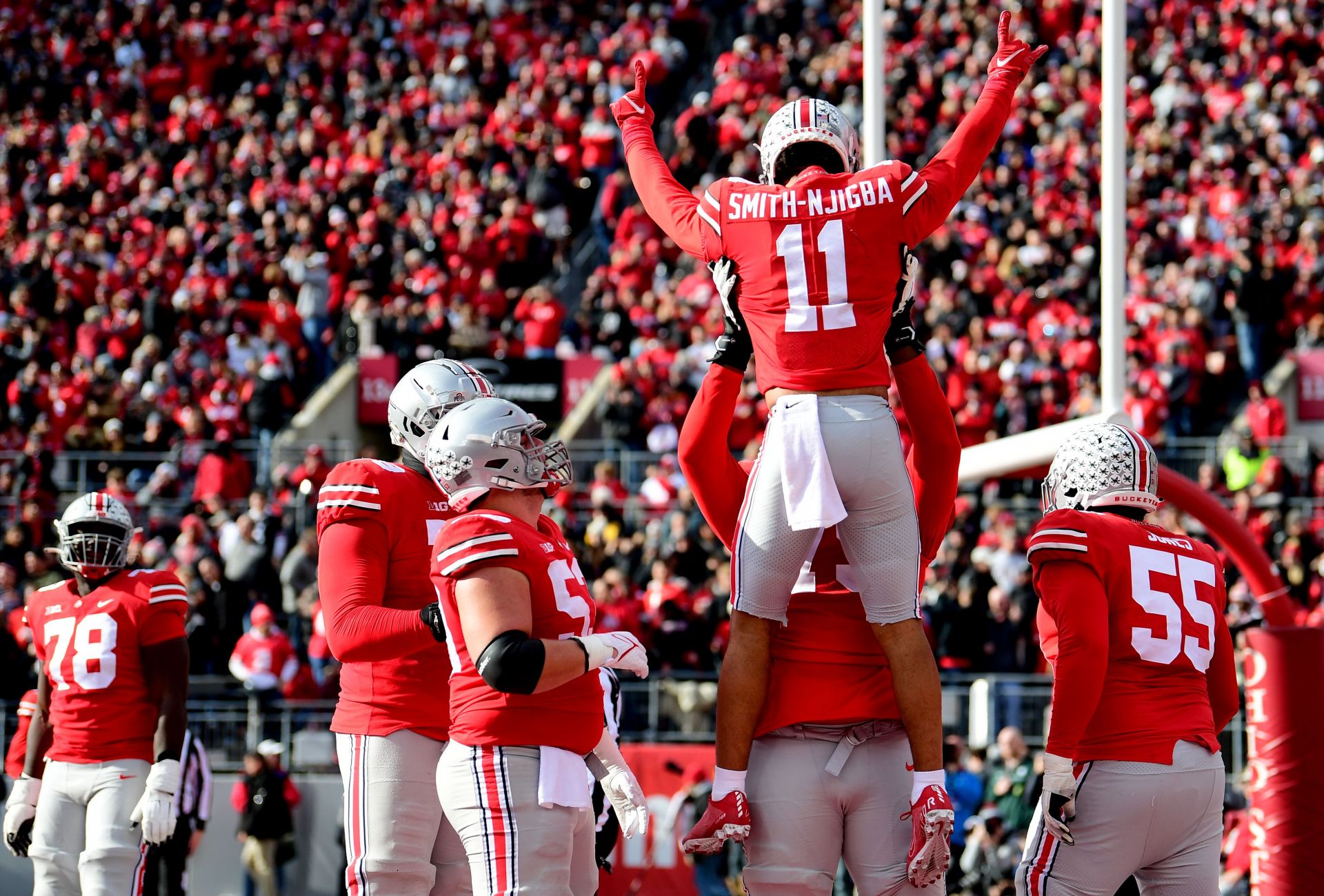 Jaxon Smith-Njigba Michigan State v Ohio State