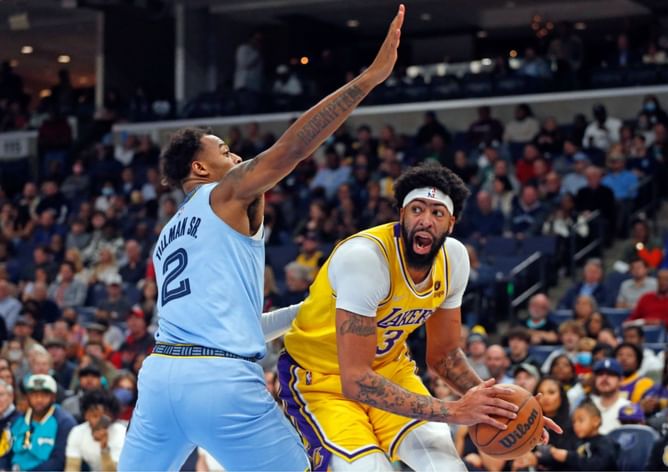 "Tell AD to walk home"- Lakers fans troll Anthony Davis after he was destroyed by Xavier Tillman who had a career night