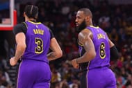 LA Lakers stars Anthony Davis and LeBron James