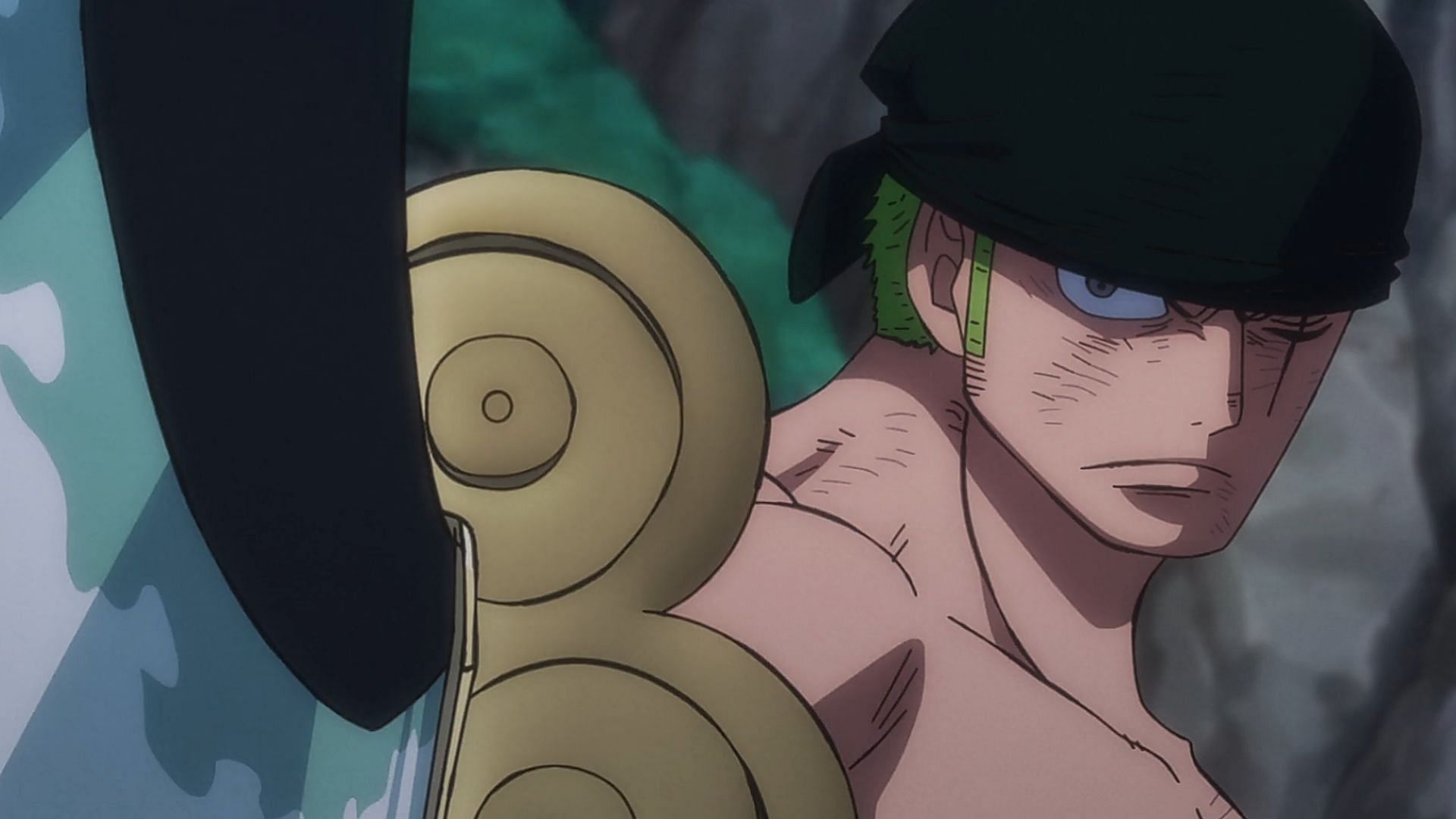 Zoro as seen in One Piece episode 1059 (Image via Toei Animation)