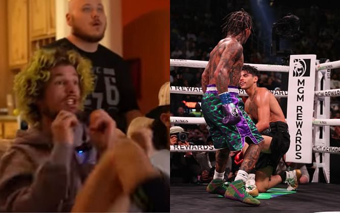 WATCH: Sean O’Malley and crew left stunned by Gervonta Davis' body shot KO against Ryan Garcia