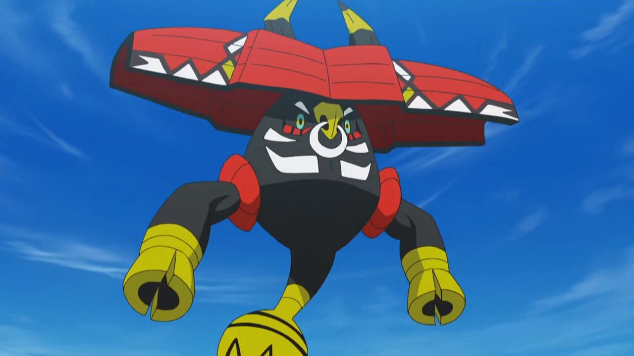 Tapu Bulu as it appears in the anime (Image via The Pokemon Company)