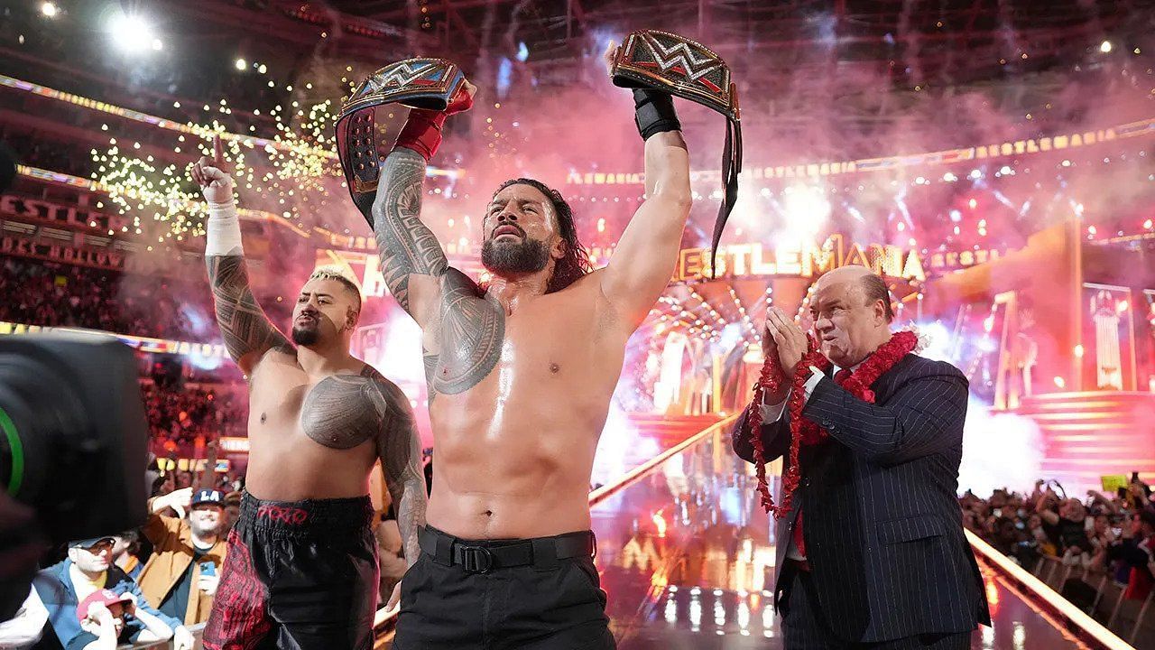 Roman Reigns retained the WWE Universal title at WrestleMania 39!