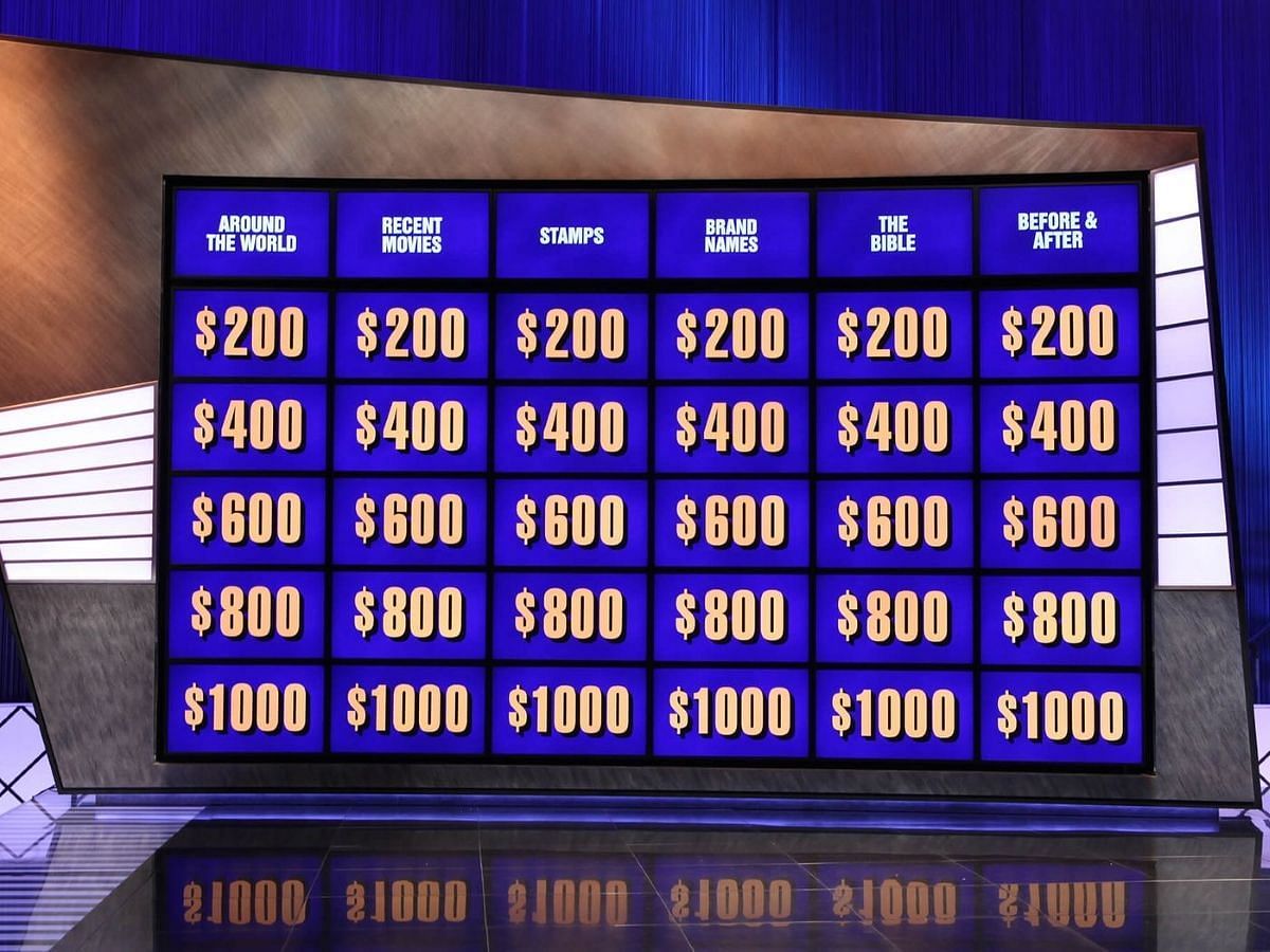 A still from Jeopardy! (Image via @Jeopardy/Instagram)