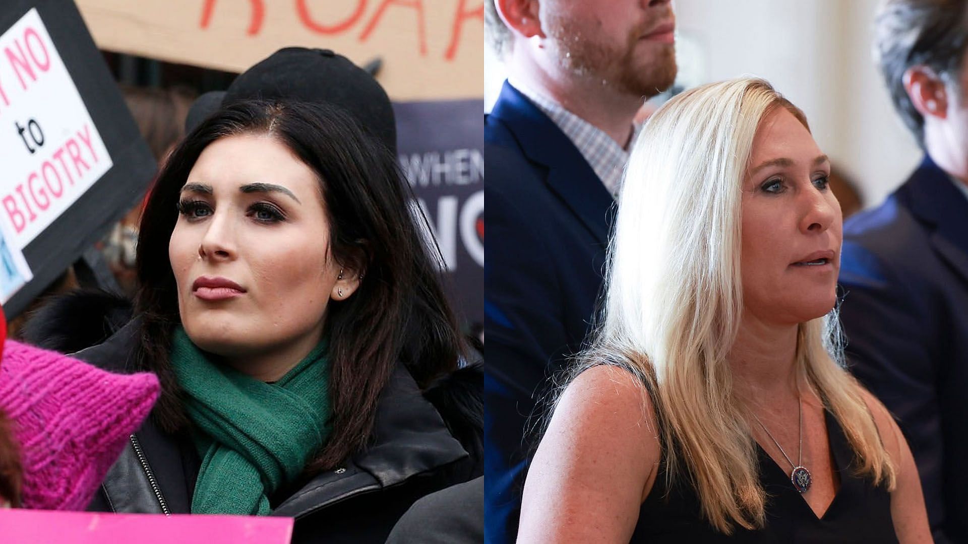 Laura Loomer slams Marjorie Taylor Greene for her tweets (Image via Getty Images)