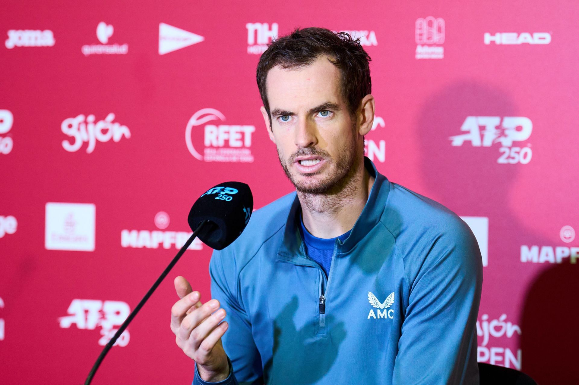 Andy Murray at the Gijon Open