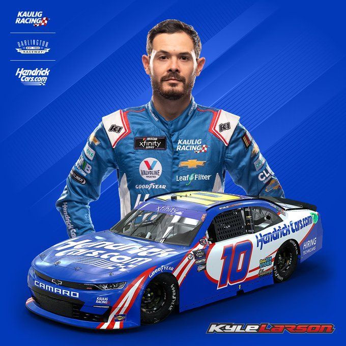 Kyle Larson set to drive Kaulig Racing’s number 10 car at Darlington ...