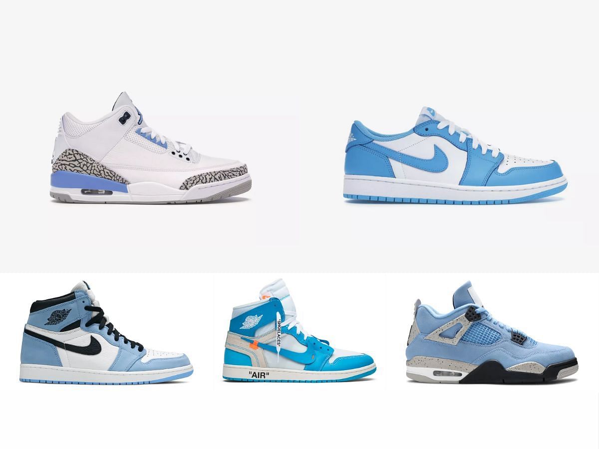 5 best Nike Air Jordan &ldquo;UNC&rdquo; colorways of all time (Image via Sportskeeda)