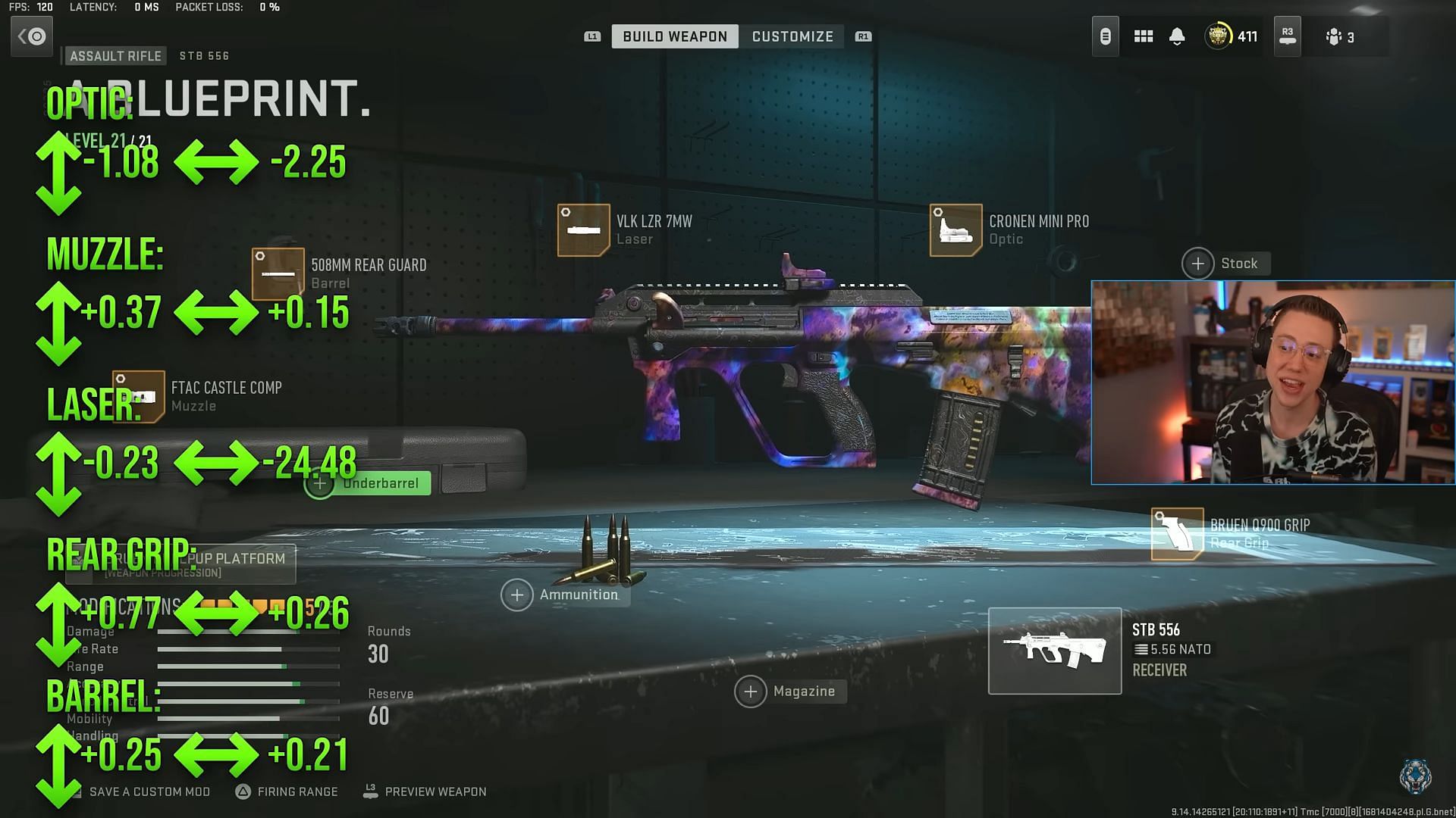 Tunings of all the attachments in Modern Warfare 2 (Image via YouTube/WhosImmortal)