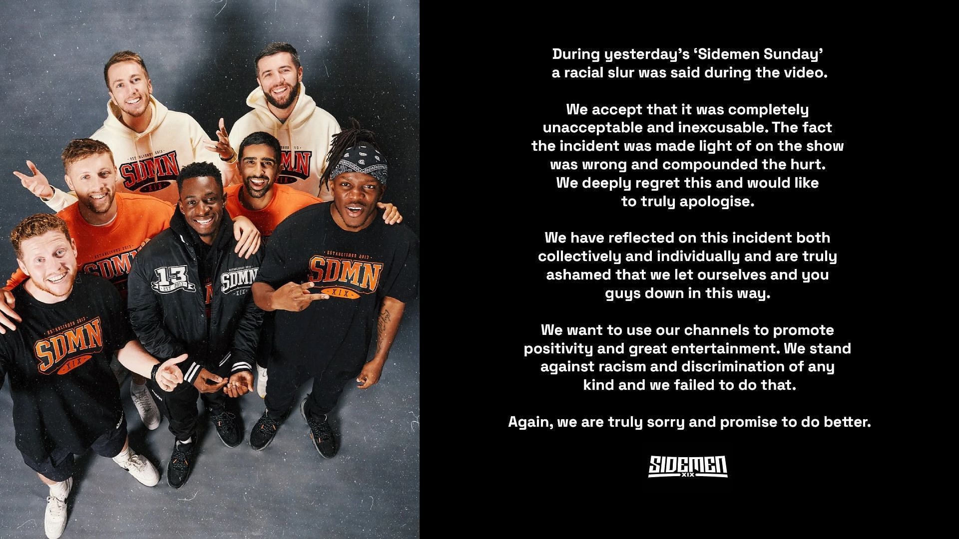 Sidemen apologies divide the internet (Image via Sportskeeda)