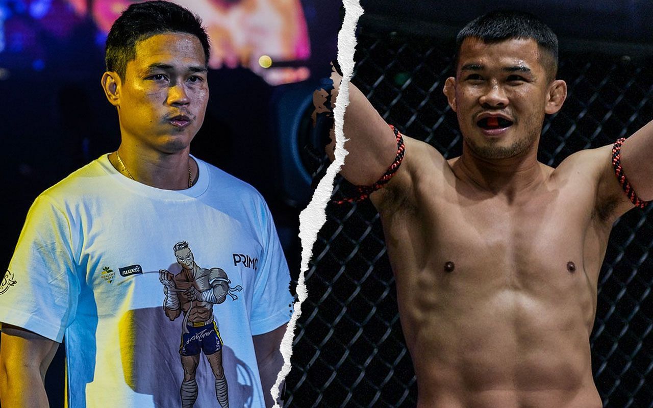 Petchtanong Petchfergus (L) / Nong-O Hama (R) -- Photo by ONE Championship