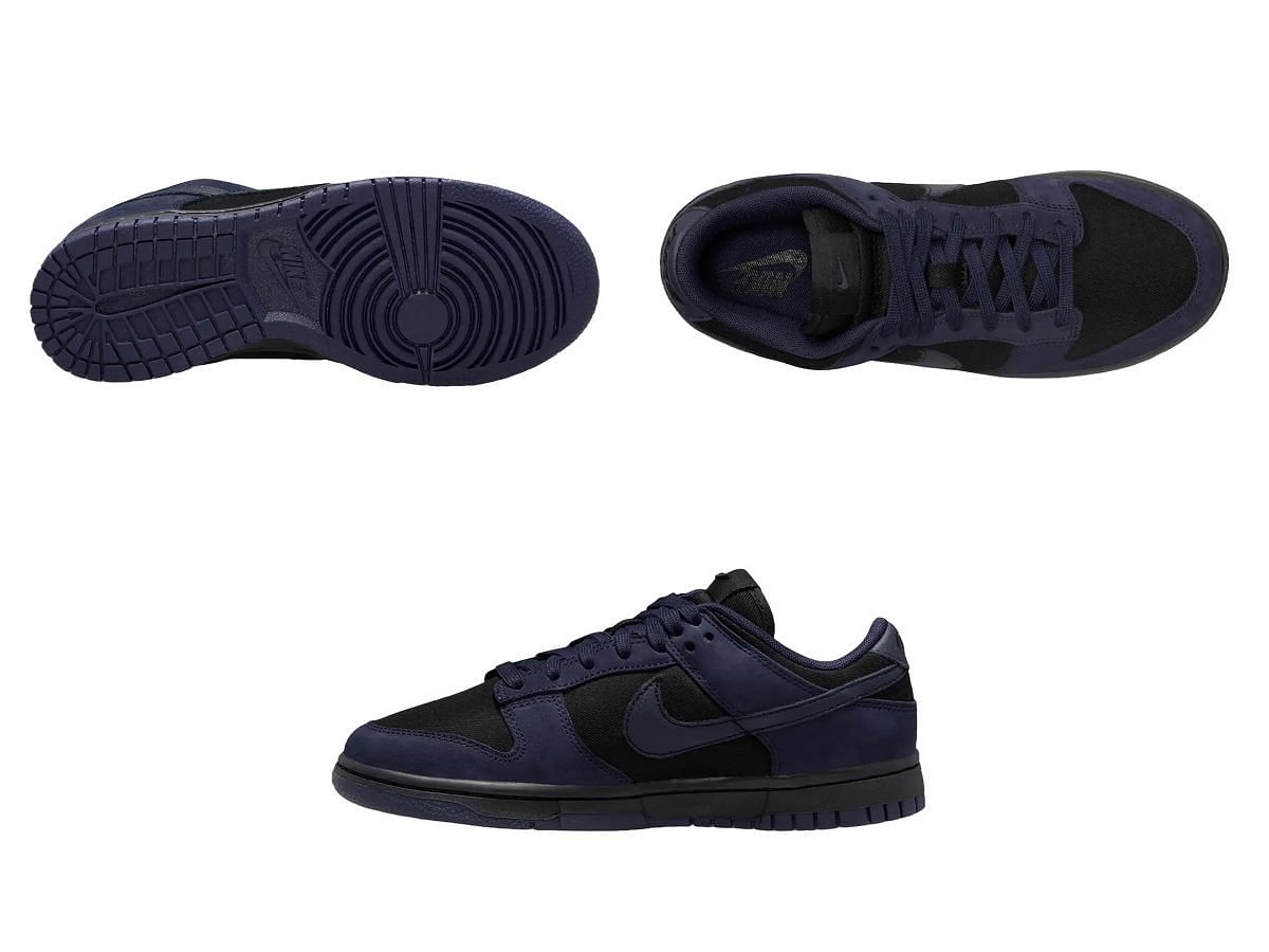 Upcoming Nike Dunk Low &quot;Purple Ink&quot; sneakers (Image via Sportskeeda)