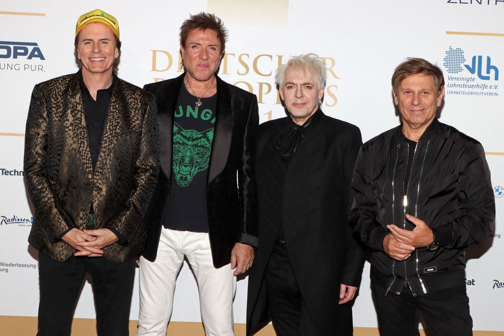  Duran Duran attend the Deutscher Radiopreis 2021 at Schuppen 52 on September 2, 2021 in Hamburg, Germany. (Image via Getty Image)