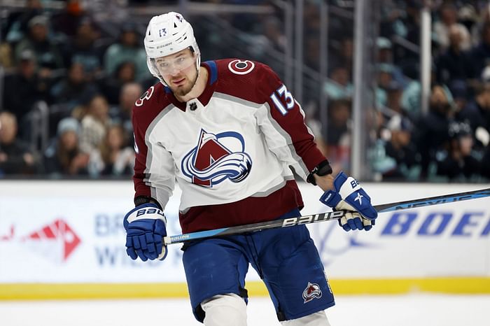 Nichushkin back with Avs, avoids questions about playoff absence