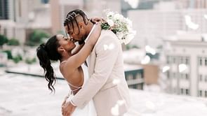 In Photos: Simone Biles and Jonathan Owens tie the knot in a dream-like wedding ceremony