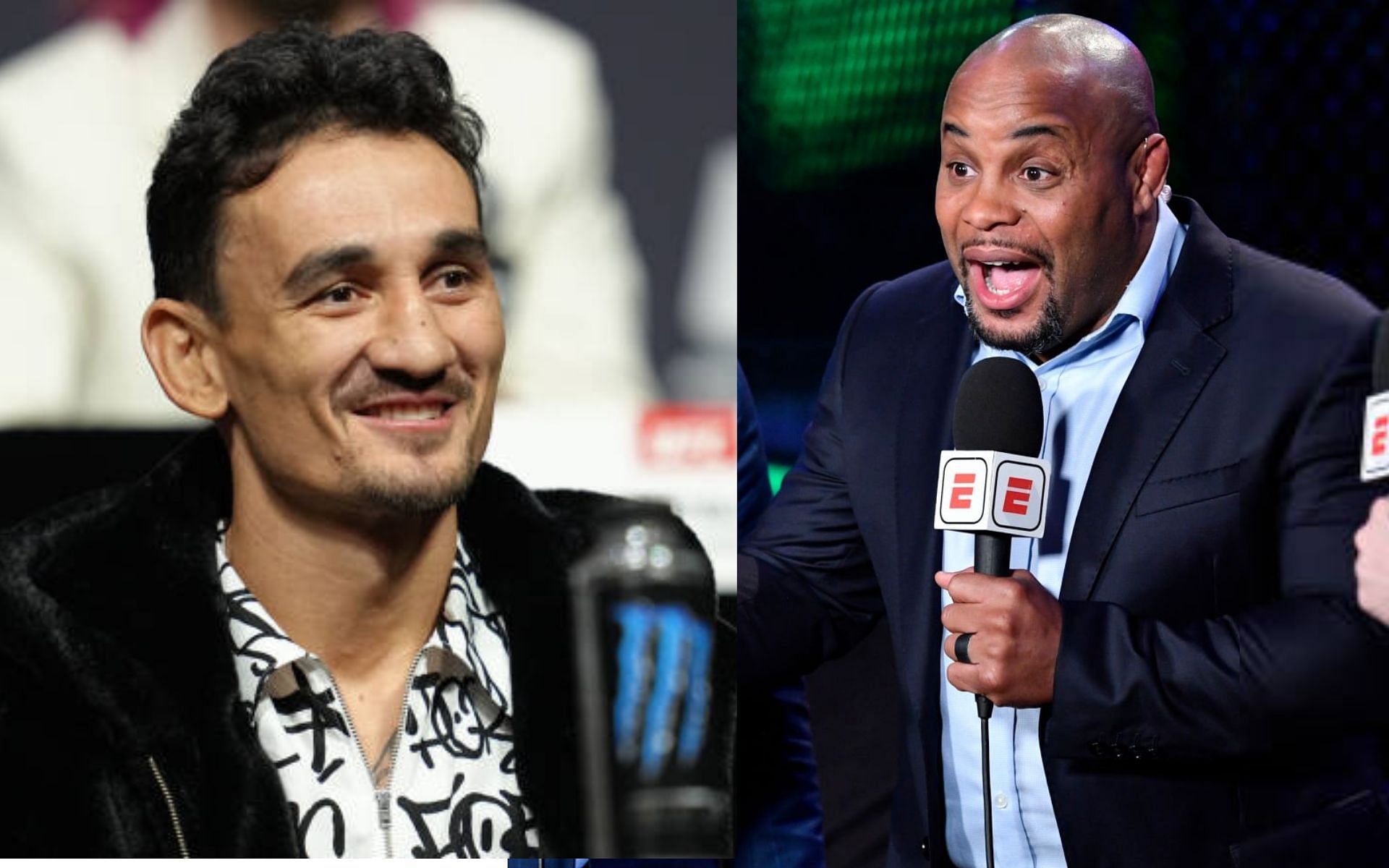 Max Holloway (left) and Daniel Cormier (right)