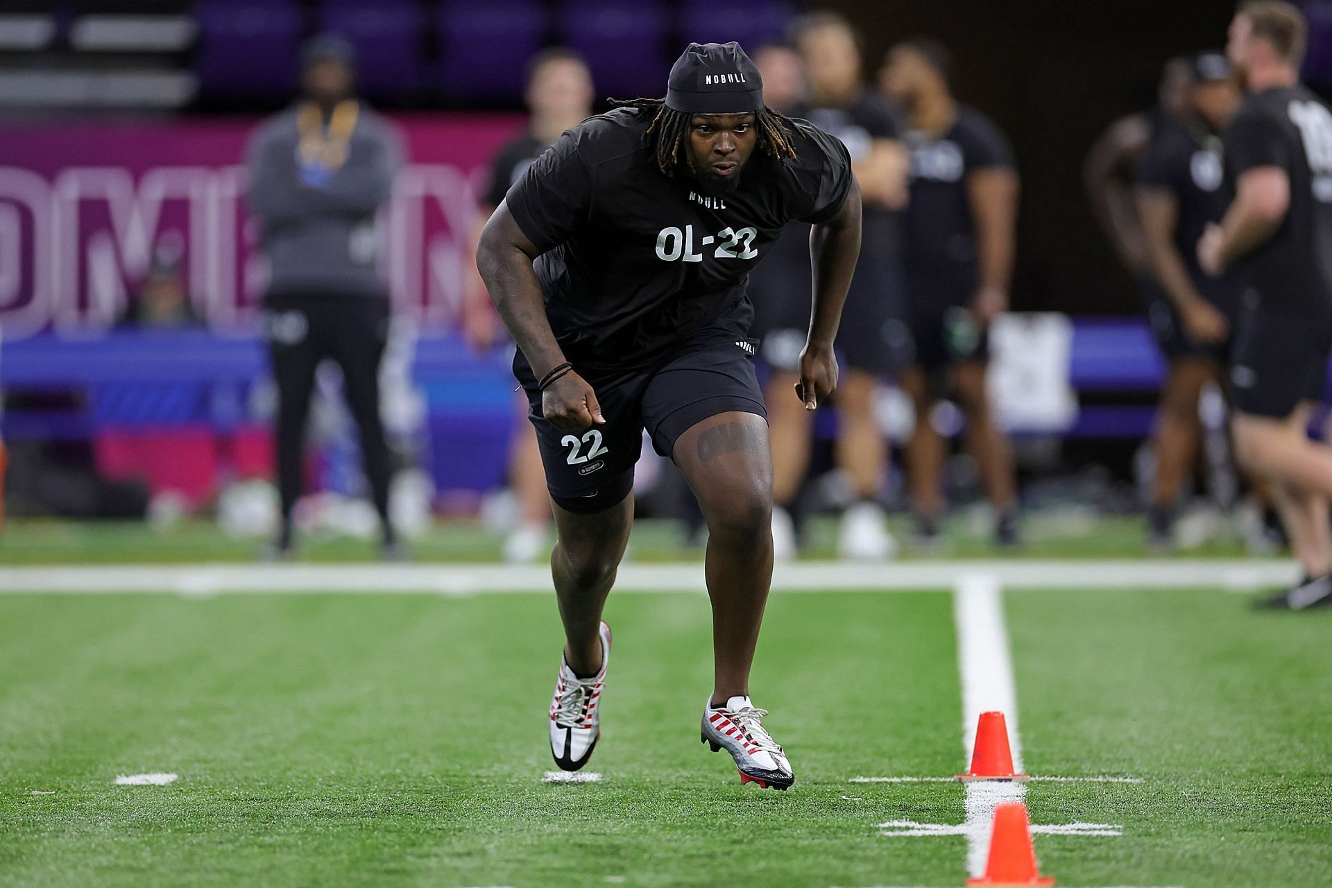 OL Anton Harrison (Oklahoma) Runs a 4.98-Second 40-Yard Dash at 2023 NFL  Combine