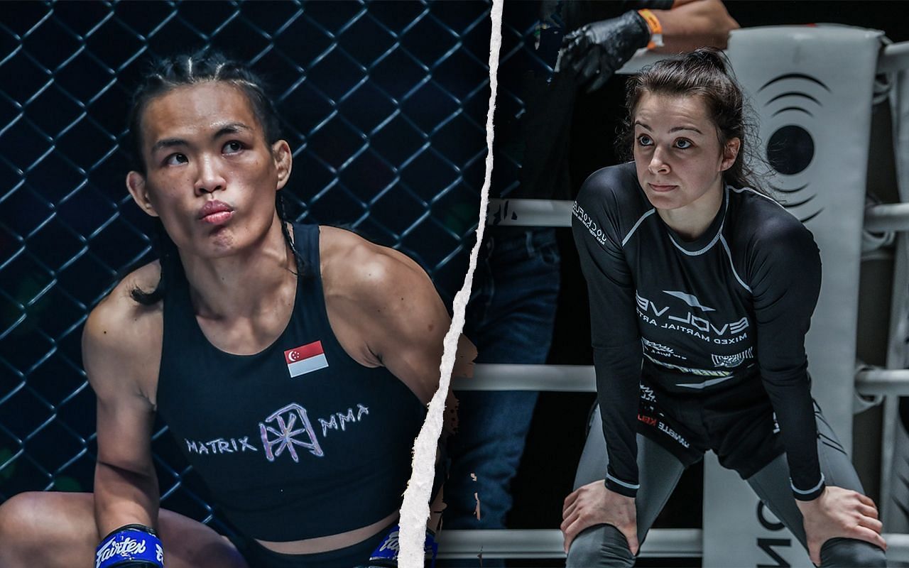 (left) ONE atomweight contender Tiffany Teo and (right) BJJ superstar Danielle Kelly [Credit: ONE Championship]