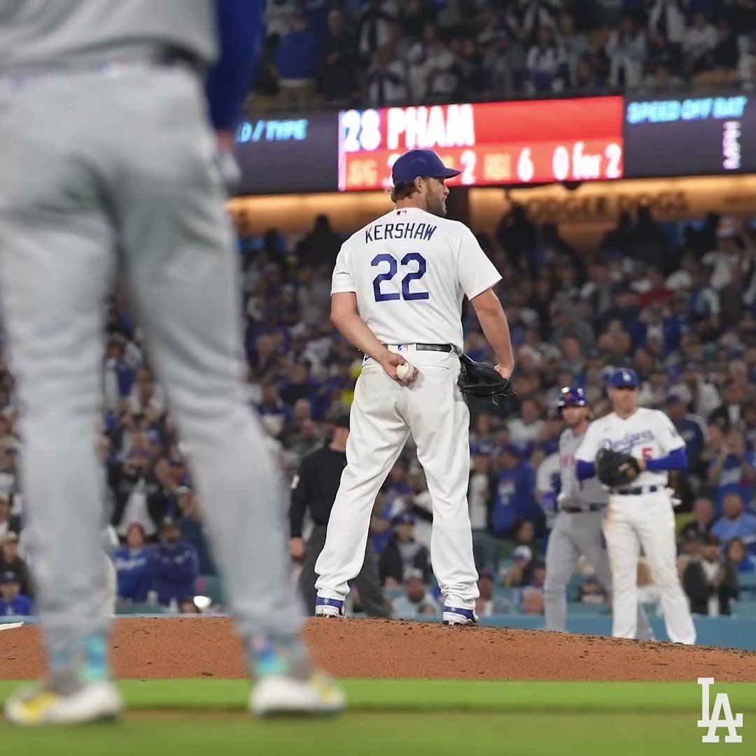 Dodgers fans hail Clayton Kershaw after pitcher inspires team to