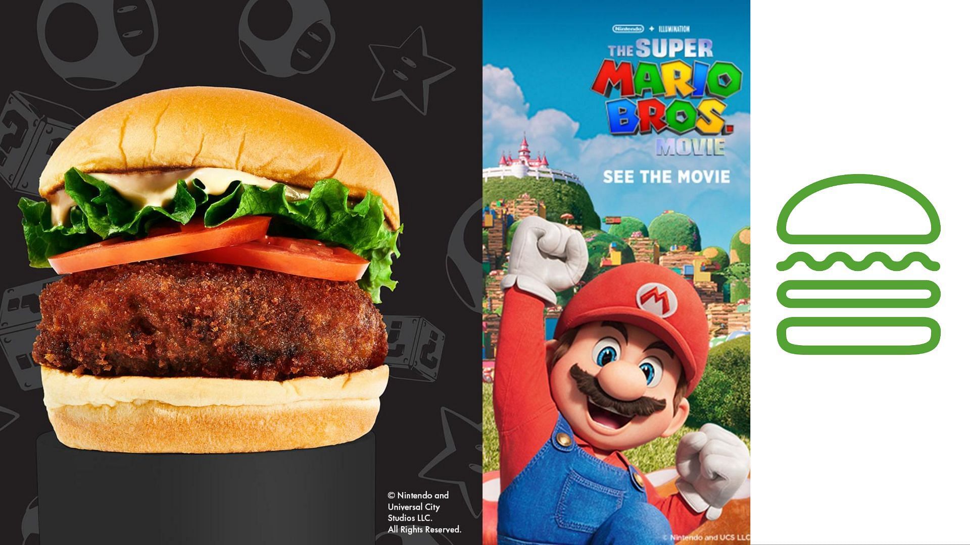 Shake Shack joins hands with Nintendo for a promotional event to celebrate the launch of the upcoming The Super Mario Bros. Movie (Image via Shake Shack/Nintendo)