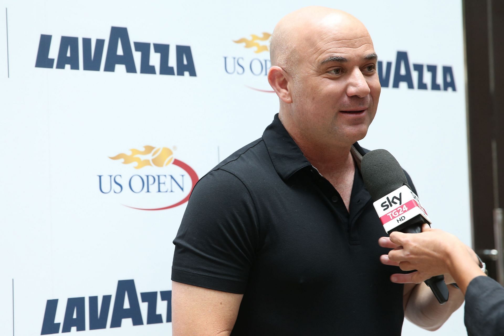 Andre Agassi at the 2016 US Open