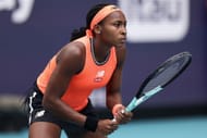 Coco Gauff pictured at the 2023 Miami Open.