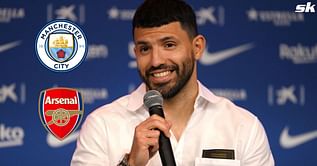 Sergio Aguero makes prediction for crucial Premier League fixture between Manchester City and Arsenal