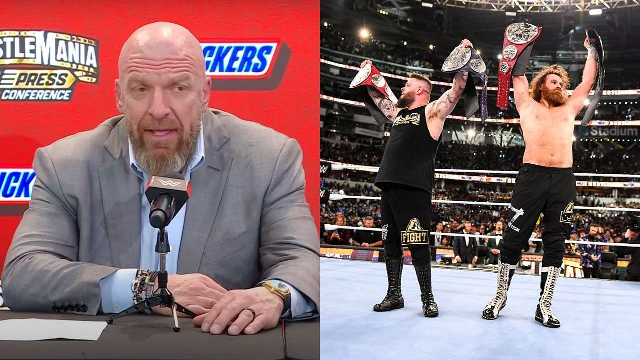 Triple H spoke at the post-WrestleMania press conference