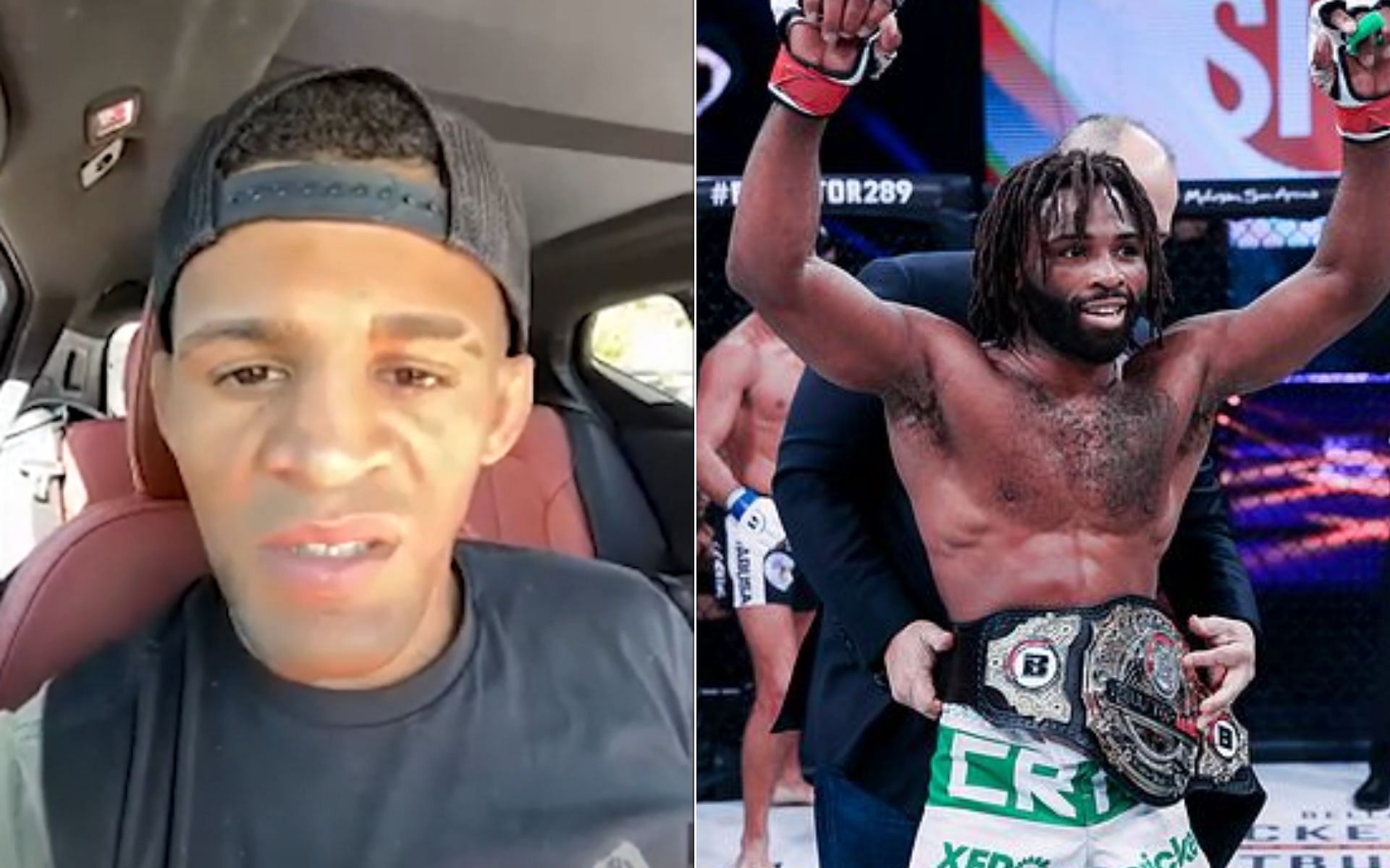 Patchy Mix [Left], and Raufeon Stots [Right] [Photo credit: Bellator MMA, and Sportskeeda MMA Originals - YouTube]